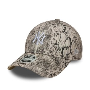Γυναικείο Καπέλο New York Yankees Womens MLB Snake Grey 9FORTY Adjustable Cap 60758966