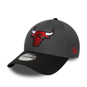 Καπέλο Chicago Bulls NBA Sidepatch Charcoal 9FORTY Adjustable Cap 60758984