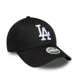 Καπέλο LA Dodgers Womens MLB League Essential Black 9FORTY Adjustable Cap 60759073