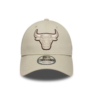 Καπέλο Chicago Bulls NBA Team Outline Cream 9FORTY Adjustable Cap 60759083