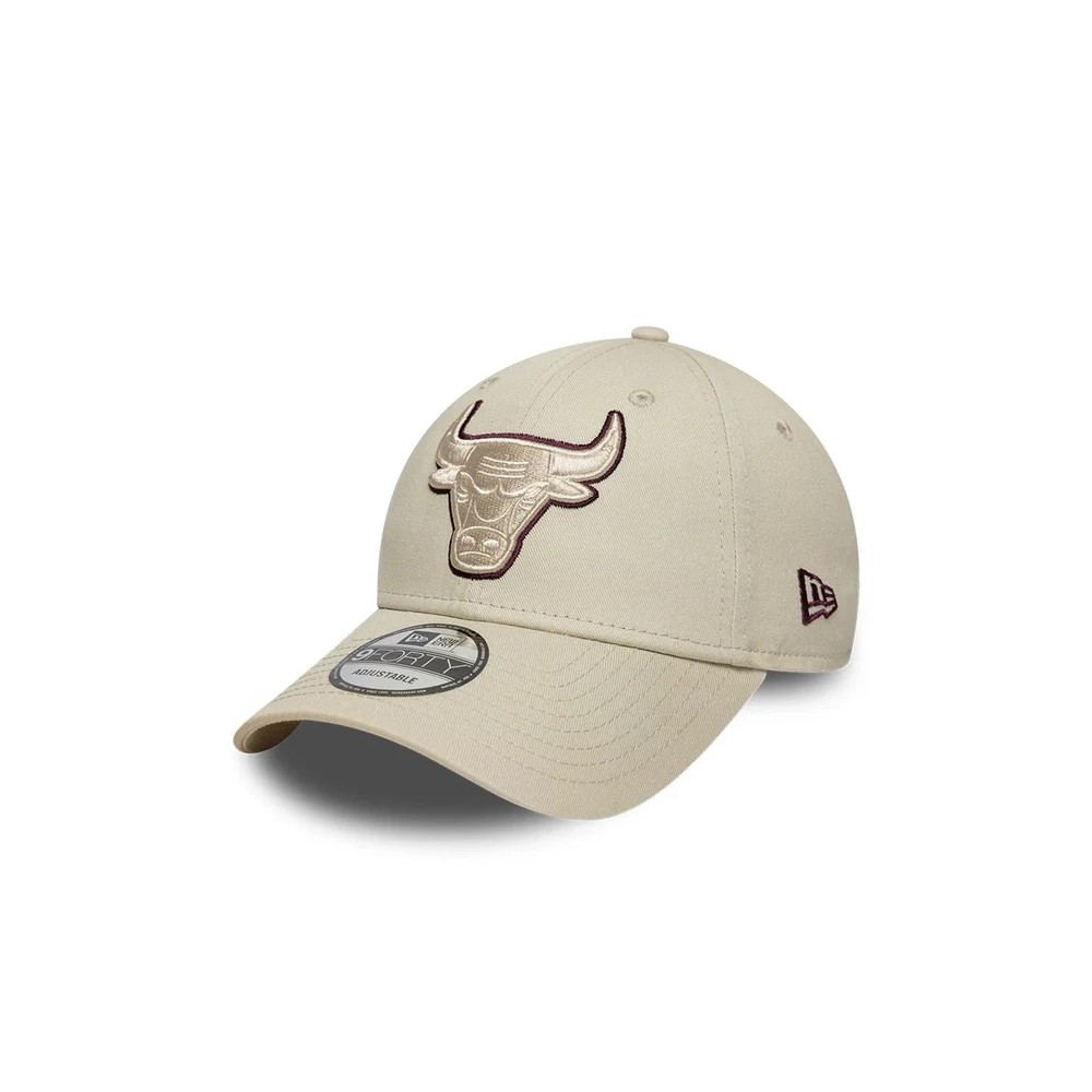 Καπέλο Chicago Bulls NBA Team Outline Cream 9FORTY Adjustable Cap 60759083