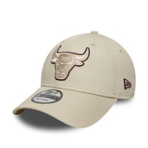 Καπέλο Chicago Bulls NBA Team Outline Cream 9FORTY Adjustable Cap 60759083