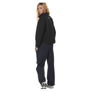 Γυναικείο Φούτερ Body Action Women's Oversize Boucle Fleece Half Zip 061529-01 (Black)