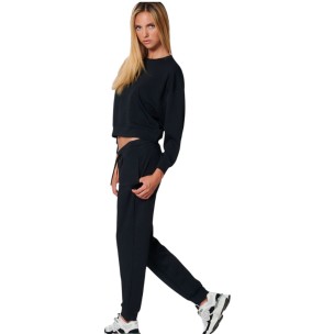 Γυναικείο Φούτερ Body Action Women's Modal Crop Sweatshirt 061527-01 (Black)