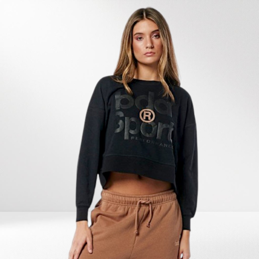 Γυναικείο Φούτερ Body Action Women Training Crew 061225 01 Black