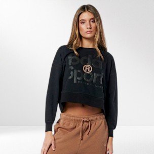 Γυναικείο Φούτερ Body Action Women Training Crew 061225 01 Black