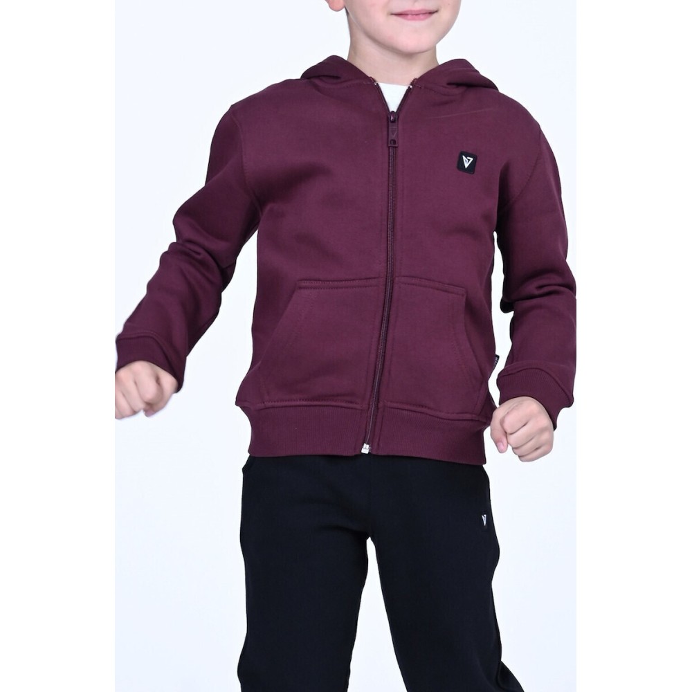 Παιδική Ζακέτα με Κουκούλα Magnetic North Kid's Zip Hoodie 60001-Bordeaux