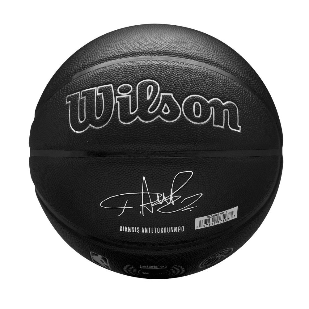 Μπάλα Μπάσκετ Wilson Evergreen Bskt Giannis Antetokounmpo WZ4026701XB7 (Size 7)