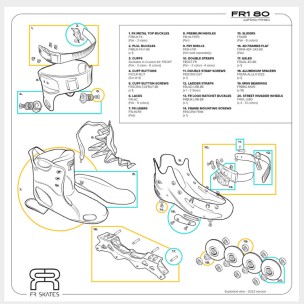 Πατίνια - Μαύρο FR FR1 80 62.FRSK-FR180-BK
