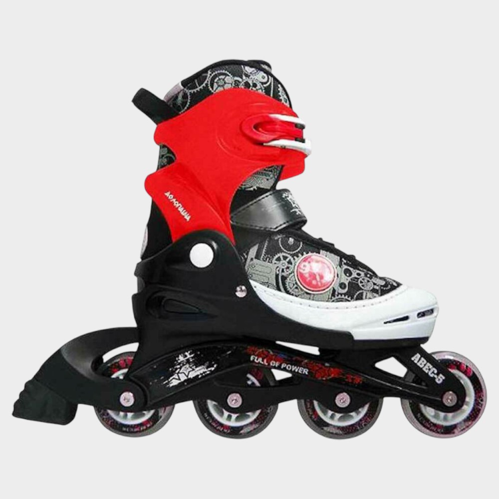 Αυξομειούμενα Inline Skates Αθλοπαιδιά, Κόκκινα 002.1084/K (Size 26-29)