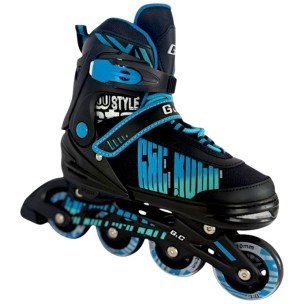 Αυξομειούμενα Πατίνια Roller G&C BW 166 Μαύρο/Μπλέ (Size 31-34)