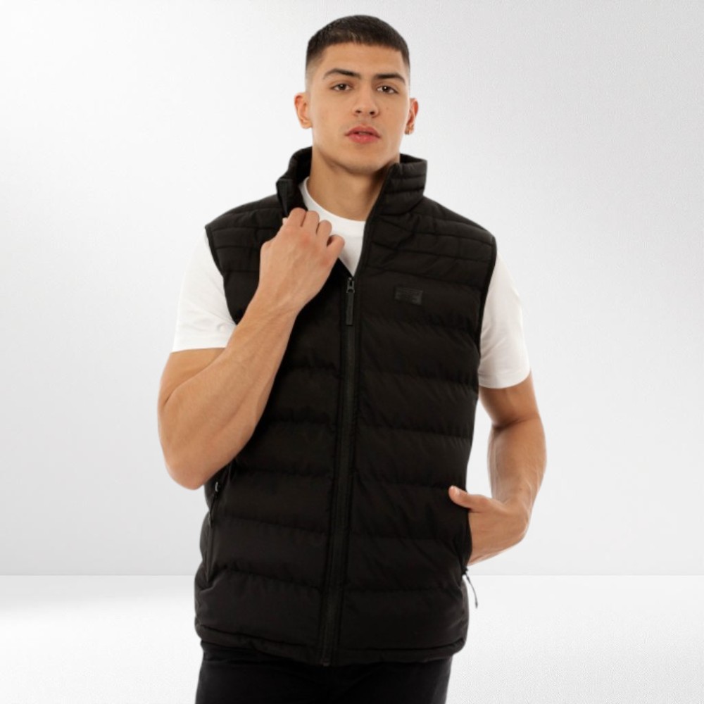 Ανδρικό Αμάνικο Μπουφάν Be:Nation Essentials Puffer 08302402 (Black)