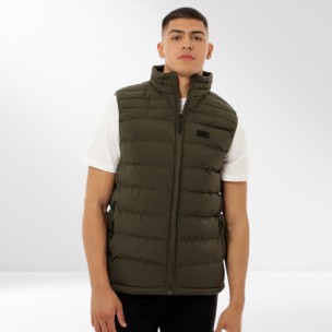 Ανδρικό Αμάνικο Μπουφάν Be:Nation Essentials Puffer 08302402 (D.Khaki)