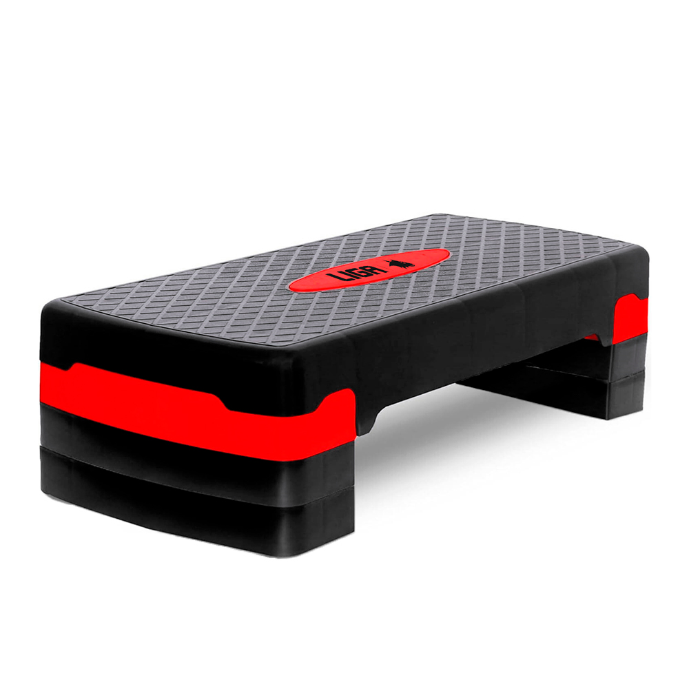 Στέπ Αεροβικής 3 Θέσεων (Κόκκινο) Liga Sport Aerobic Stepper
