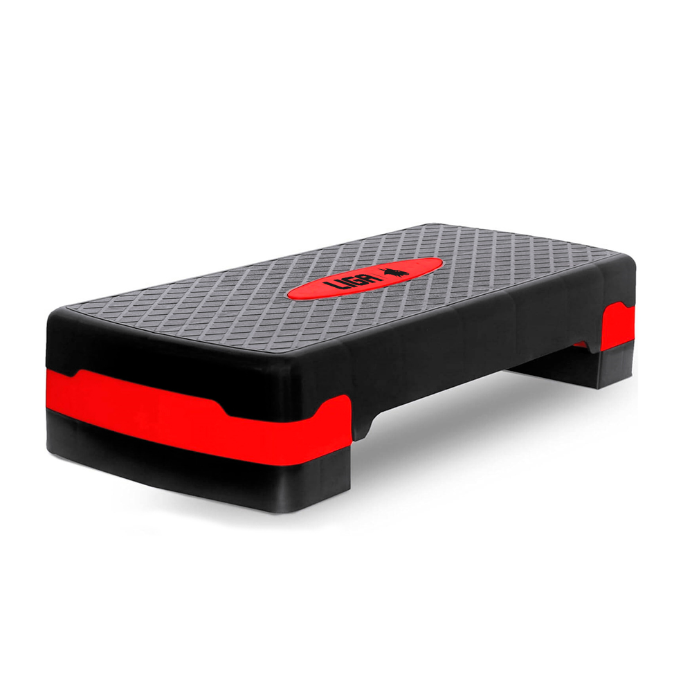 Στέπ Αεροβικής 2 Θέσεων (Κόκκινο) Liga Sport Aerobic Stepper