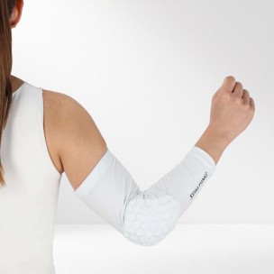 Ελαστική Περιαγκωνίδα Μανίκι Spalding Compression Sleeve With Honeycomp Padding (White)