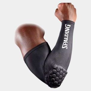 Ελαστική Περιαγκωνίδα Μανίκι Spalding Compression Sleeve With Honeycomp Padding (Black)