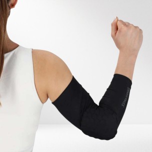 Ελαστική Περιαγκωνίδα Μανίκι Spalding Compression Sleeve With Honeycomp Padding (Black)