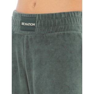 Γυναικείο Παντελόνι Φόρμας Be:Nation Velour Leg Pant 02102308 (D.Grey)