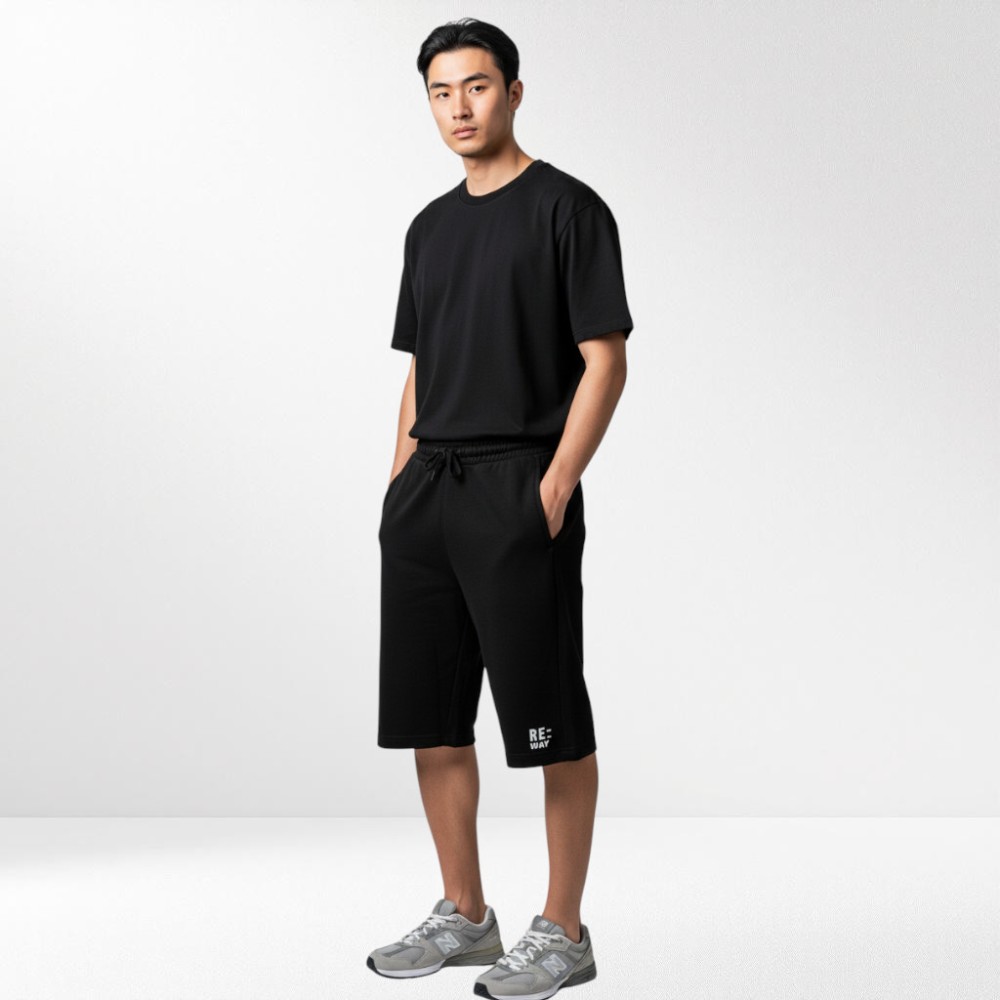 Ανδρική Βερμούδα Be Nation Men Terry Over The Knee Shorts 03312315-01