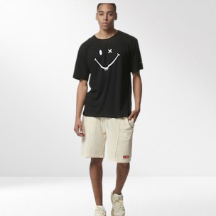 Ανδρική Βερμούδα Body Action Men's Athleisure Style Shorts 033418-05 Antique White