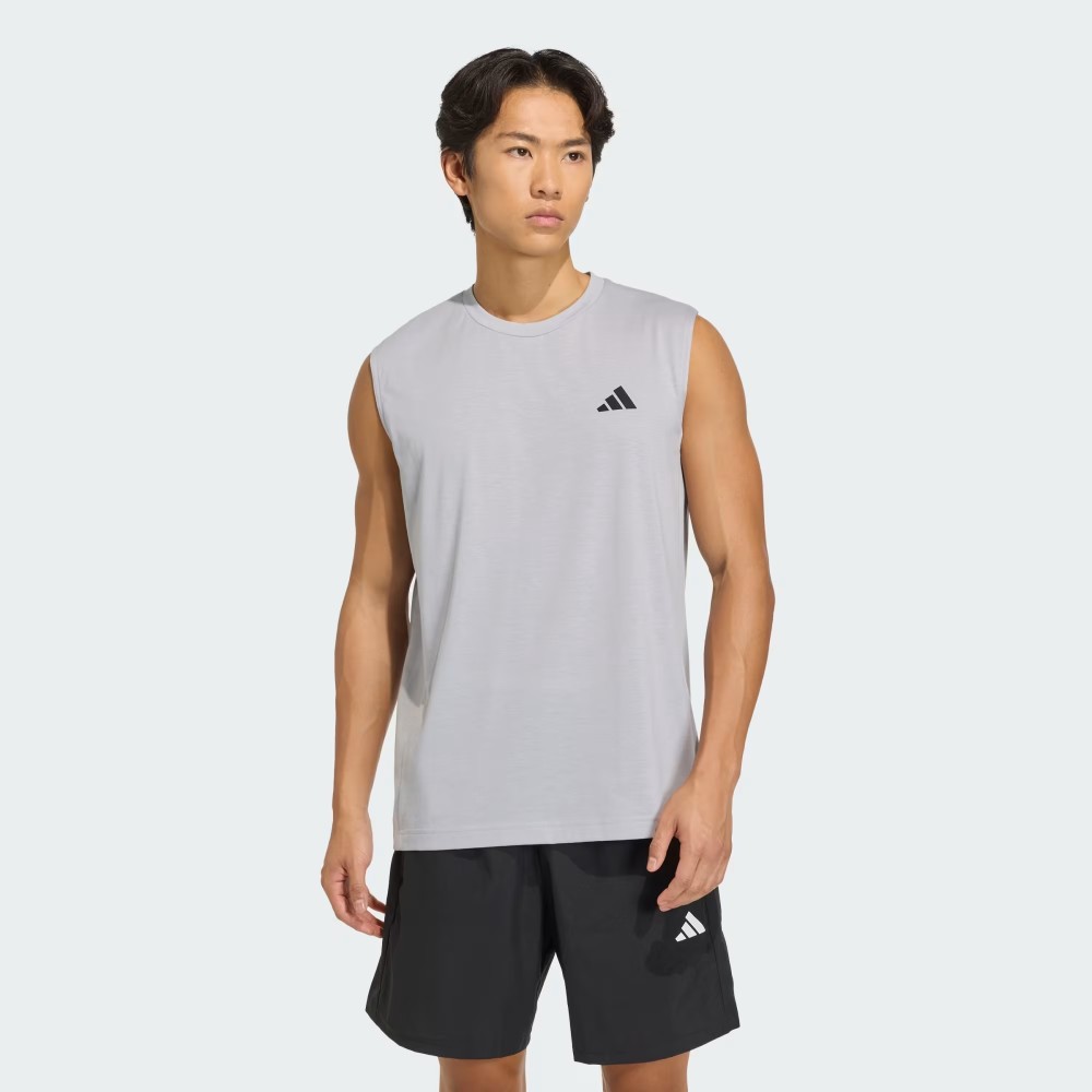 Ανδρικό T-Shirt  ADIDAS WORKOUT ESSENTIALS FEELREADY SLEEVELESS T-SHIRT KD5427