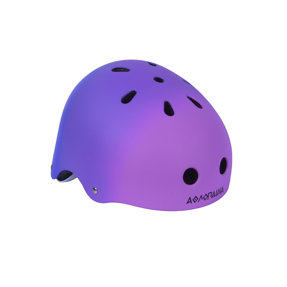 Κράνος Aγωνιστικό Αυξομειούμενο -Ρόζ/Μώβ/Μπλέ Αθλοπαιδιά 003.10015/PPB (S/M)