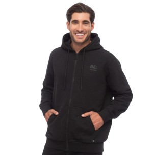 Ανδρική Ζακέτα με κουκούλα Be:Nation Logo Full Zip Hoodie Black 07302501-01