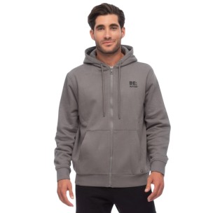 Ανδρική Ζακέτα με κουκούλα Be:Nation Logo Full Zip Hoodie Charcoal 07302501-3F