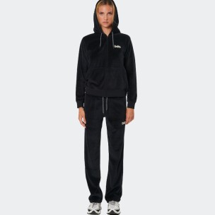 Γυναικείο Παντελόνι Φόρμας Body Action Women's Basic Velour Pants (Black)