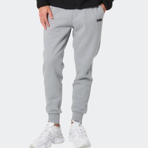 Ανδρικό Παντελόνι Φόρμας Body Action Men's Fleece Sportstyle Joggers 023530-01(Silver Grey)