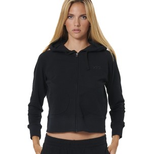 Γυναικεία Ζακέτα με Κουκούλα Body Action Women's Zip Through Hoodie 071522-01 (Black)