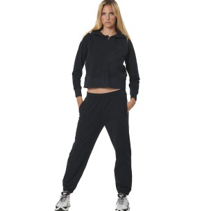 Γυναικεία Ζακέτα με Κουκούλα Body Action Women's Zip Through Hoodie 071522-01 (Black)