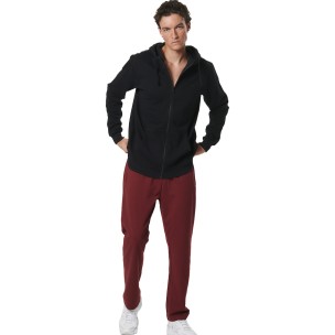 Ανδρική Ζακέτα Body Action Men's Fleece Full Zip Hoodie 073520-01(Black)