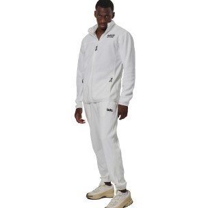 Ανδρική Ζακέτα Body Action Men's Fleece Full Zip Polar Fleece 073524-01(White Off)