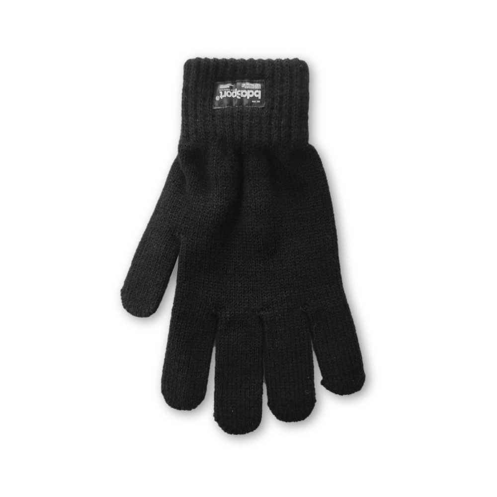 Γάντια Μαύρα Πλεκτά Body Action 095411-01