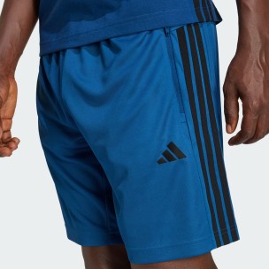 Ανδρική Βερμούδα Short Adidas WORKOUT ESSENTIALS BASE 3 KC8155-STRIPES PIQUE SHORT 9INCH