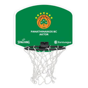 Mini Μπασκέτα Παναθηναϊκός με μπαλίτσα Spalding 79077Ζ