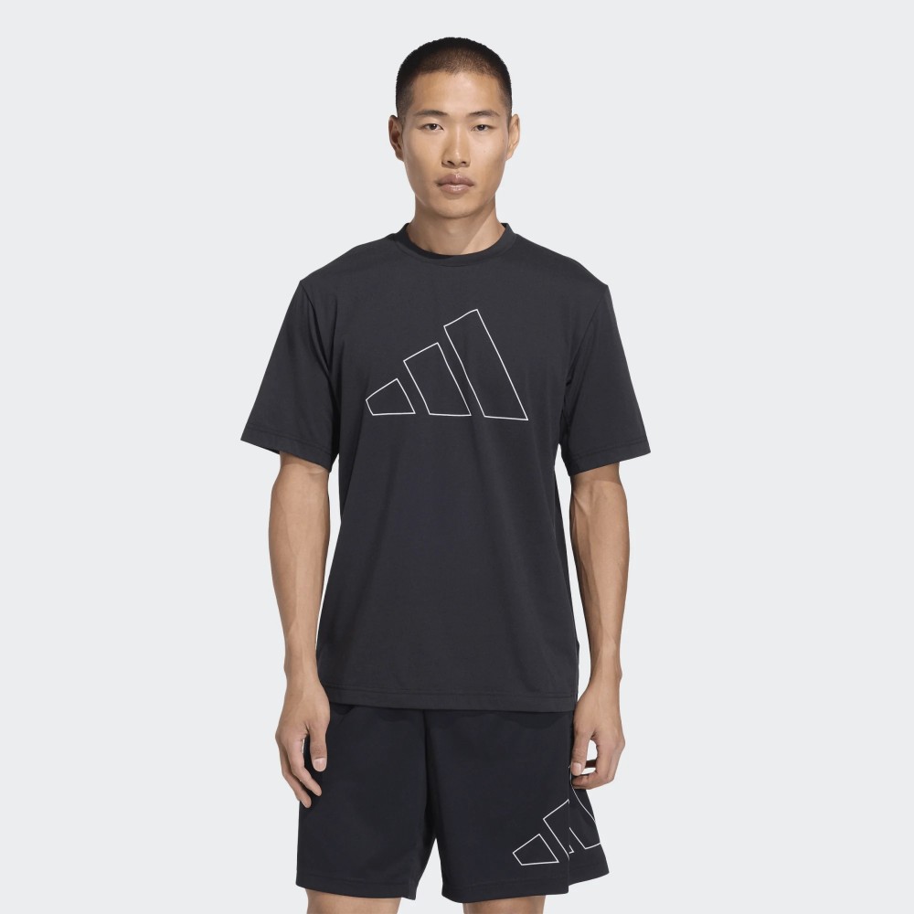 Ανδρικό T-Shirt Adidas WE FR BL T BLACK KA3599