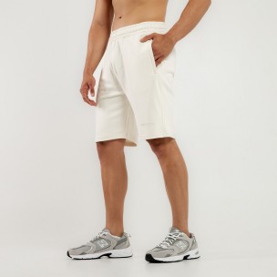 Ανδρική Βερμούδα BeNation Essentials Terry Shorts With Zip Pockets 03312503-2A (Offwhite)