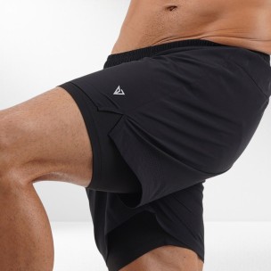 Ανδρικό σορτς προπόνησης Magnetic North 2in1 C51003Μάυρο