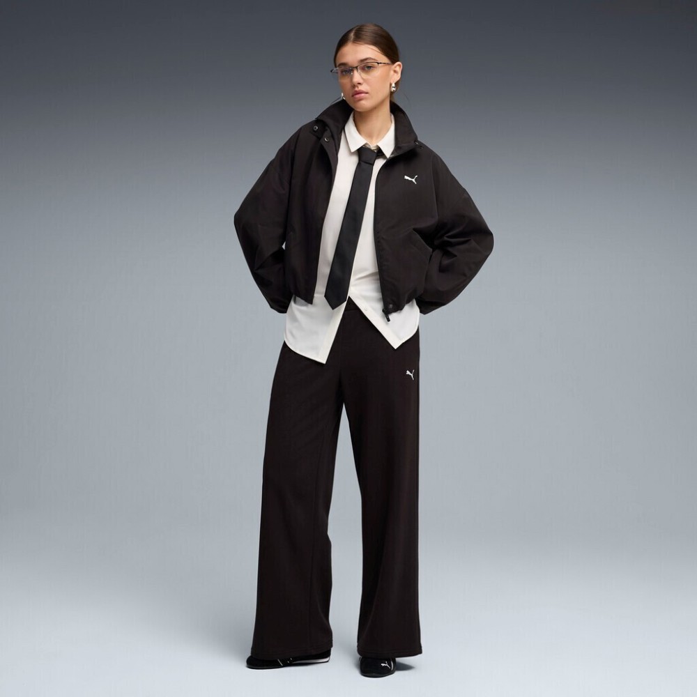 Γυναικείο Παντελόνι Φόρμας Puma ESS Cat Comfort Wide Leg Pant TR op 691703-01