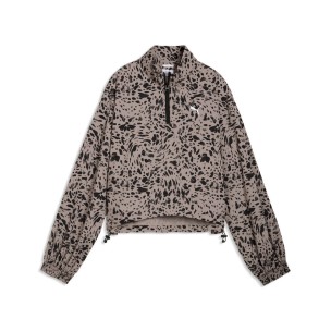 Γυναικείο Τζάκετ Puma Ess Graphic Animal Relaxed AOP Woven Half-Zip Jacket 692465-88