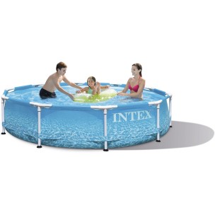 Πισίνα Intex Metal Frame Beachside 305x76cm 28208