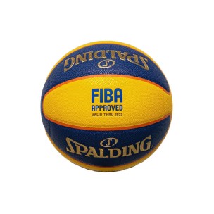 Μπάλα Μπάσκετ Spalding TF-33 Gold Yellow/Blue 84-352Z (Outdoor) (Size 6)