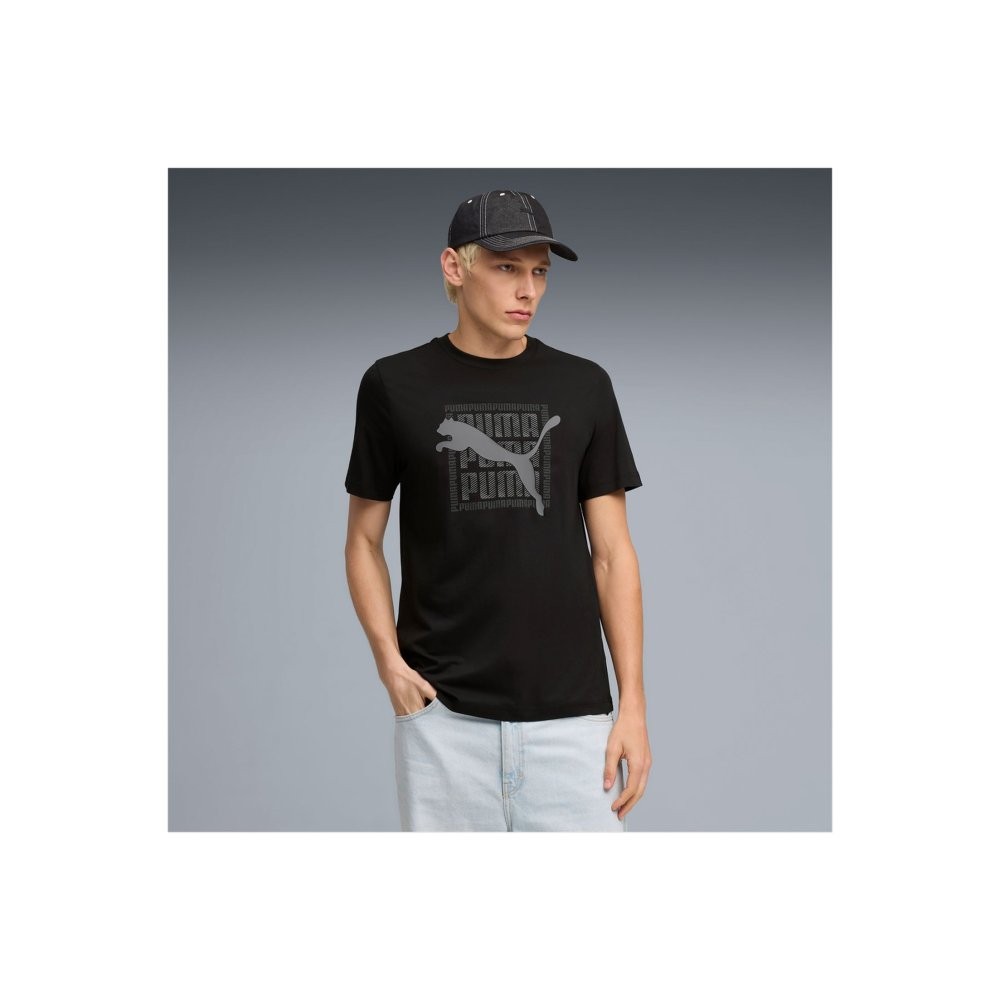 Ανδρικό T-Shirt Puma Graphic Wording Tee 691775-01