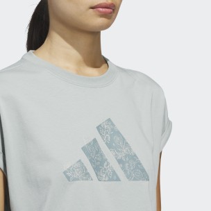 Γυναικείο T-Shirt Adidas Western Florals Big Logo Graphic T-Shirt KA9954