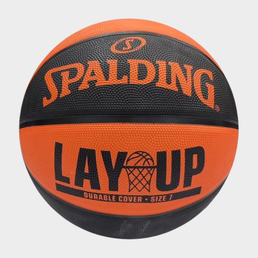 Μπάλα Μπάσκετ Spalding Lay Up Orange/Black Rubber 84-548Z1 (Outdoor) (Size 7)
