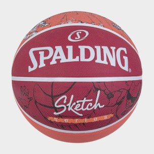 Μπάλα Μπάσκετ Spalding Sketch Dribble 84 381Z1 (Size 7/Outdoor)
