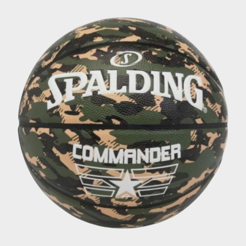 Μπάλα Μπάσκετ Spalding Commander Camo 84 588Z1 (Size 7/Outdoor)